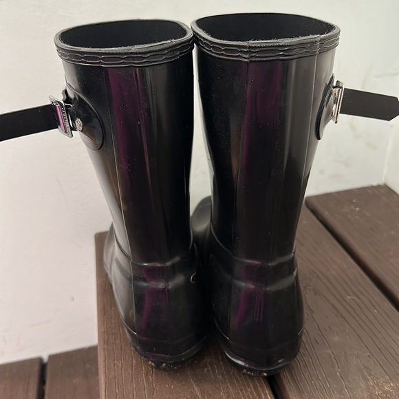 Hunter short glossy boots - Picture 3 of 5